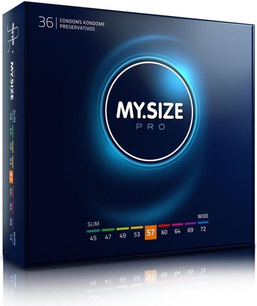 My Size PRO Prezerwatywy 57mm, 36 sztuk Obrázek produktu 