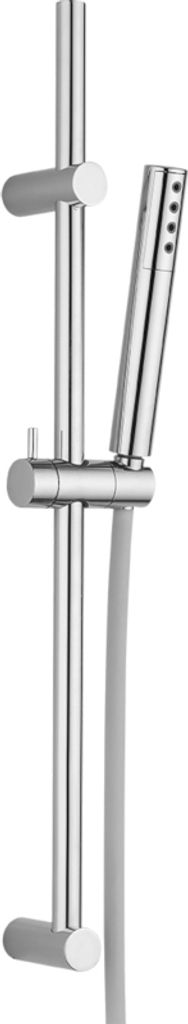 Design Brauseset mit Duschstange Chrom