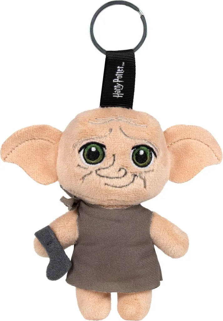 Harry Potter Portachiavi Peluche Dobby 10cm - Gadget Ufficiale Wizarding World