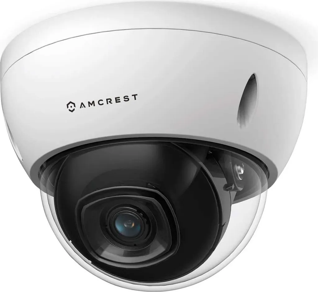 Caméra Amcrest IP5M-D1188EW-28MM IP PoE 5MP Vision Nocturne 30m Blanc