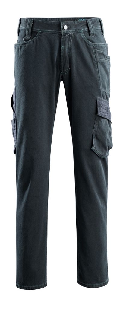 MASCOT Jeanshose Navia 385g/m dunkelblau Denim W32L34, Größe:W32 L34, Farbe:dunkelblau denim