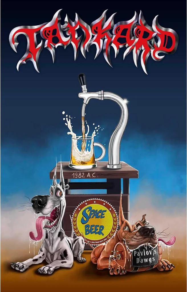Déco murale Metal Tankard Pavlov's Dawgs poster tissu 106x70 cm