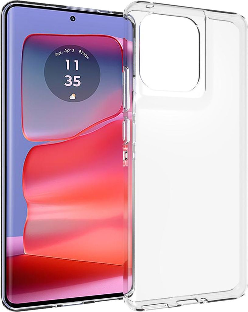 Accezz Cover posteriore trasparente in TPU Motorola Edge 50 Immagine del prodotto 