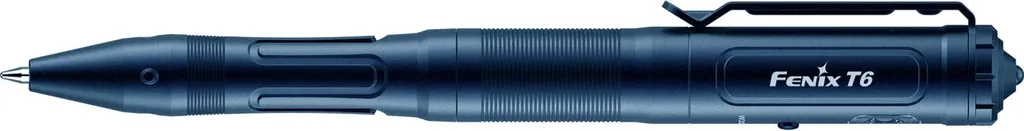 Stylo tactique Fenix T6 bleu : outil d'écriture et lampe de poche LED