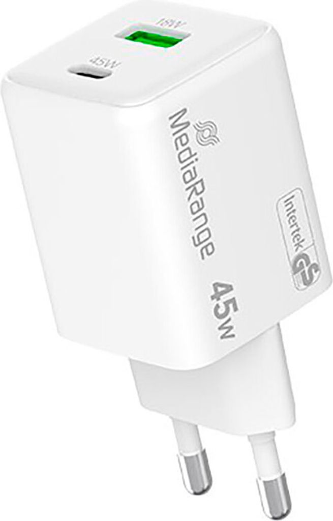 MediaRange MRMA113-2, Drinnen, AC, 20 V, Weiß Produktbild 