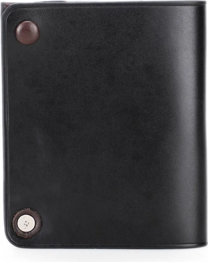 Portefeuille INF Noir Anti-Encombrement : Porte-Cartes Cuir Synthétique
