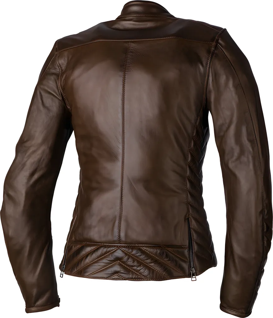 Veste moto en cuir marron RST Roadster 3 Ladies homologuée CE - Taille M