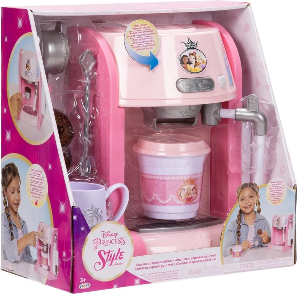 Machine à café Disney Princesses sons réalistes et accessoires de jeu - 2
