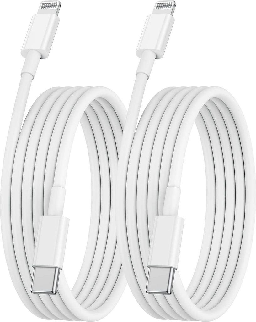 Ladekabel für iPhone Lightning 1M/2M – USB-A oder USB-C bis Produktbild 