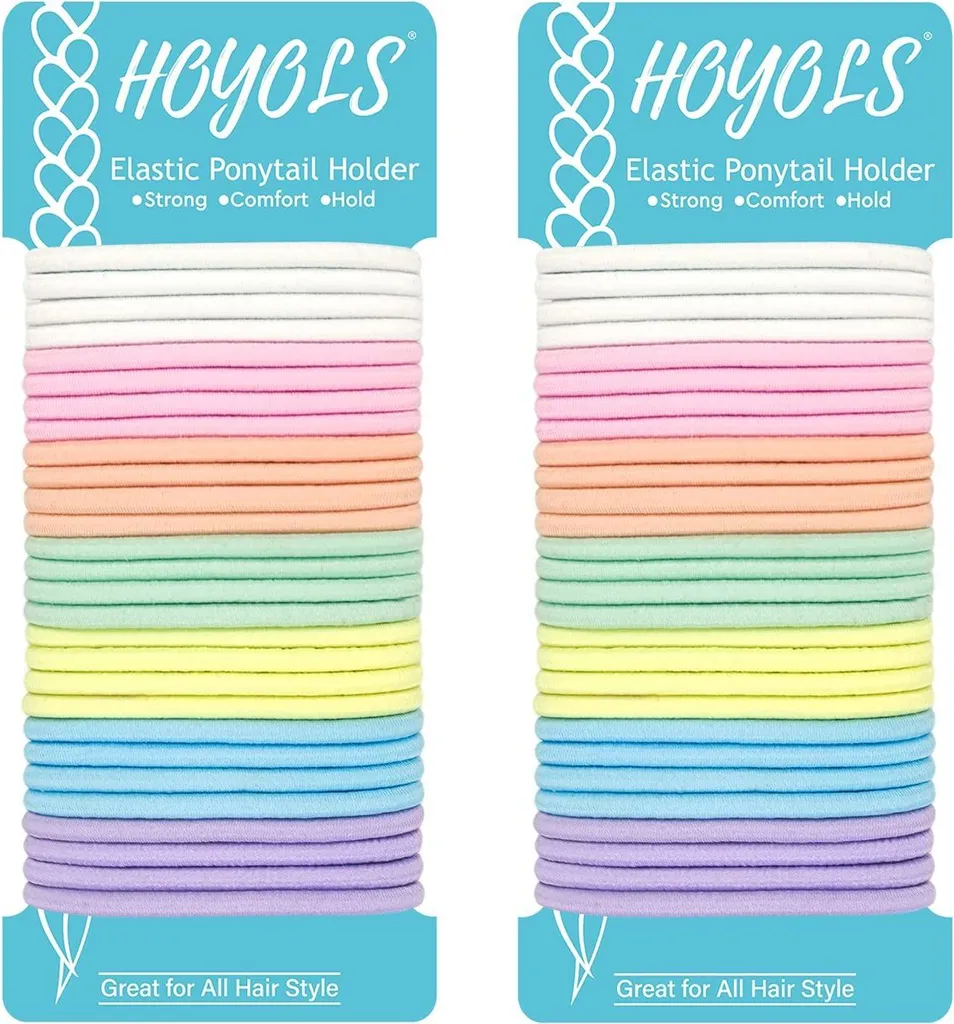 Set 56 Elastici HOYOLS Baby Ponytail Holder - Addio Capelli Spezzati
