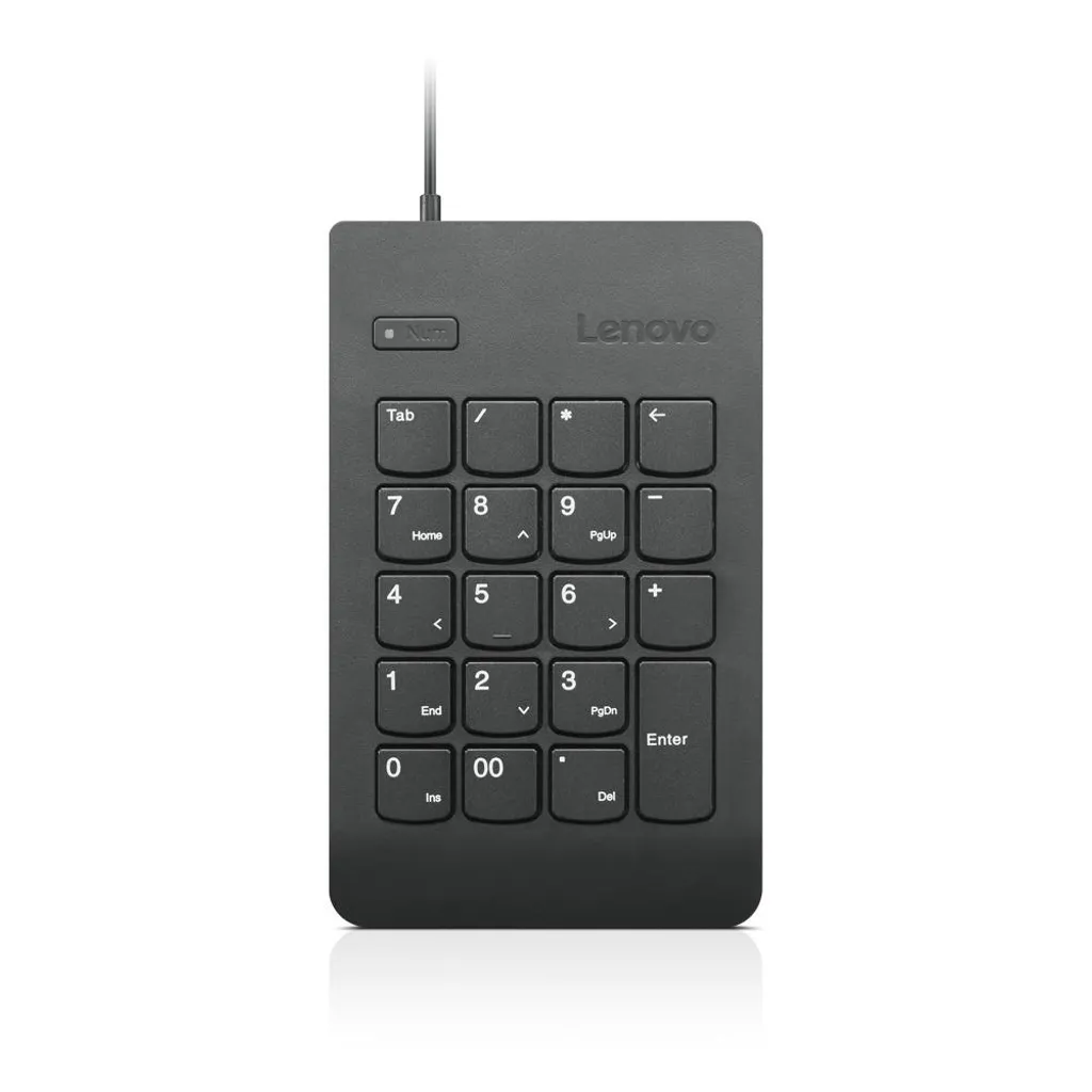 Clavier Numérique USB Lenovo (2. Gen) - Pavé Numérique Filaire Noir