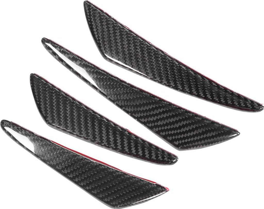 4 Teile/satz Universal Carbon Fiber Bumper Canards Lip Spoiler Fit für Honda
