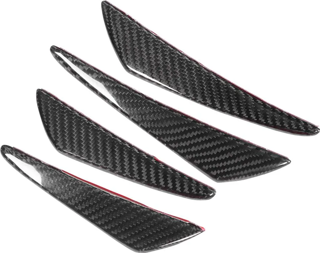 4 Canards de Pare-chocs Universels en Fibre de Carbone pour Honda