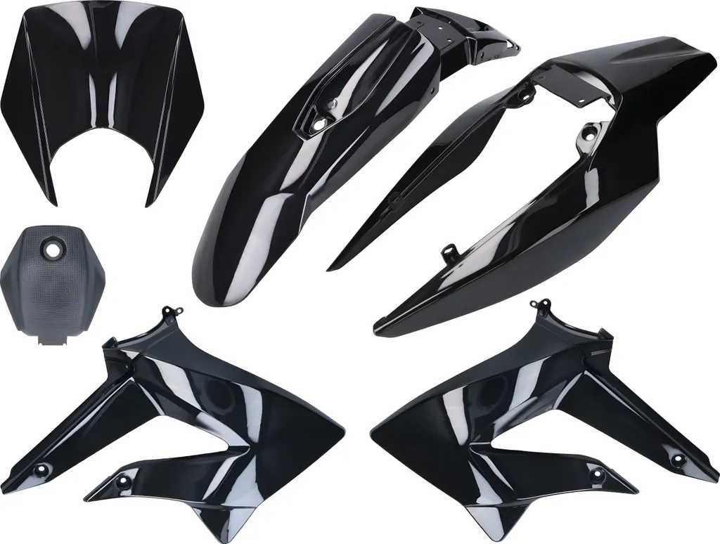 Rénovation carrosserie noire Derbi Senda 2011- et Gilera SMT RCR 50cc