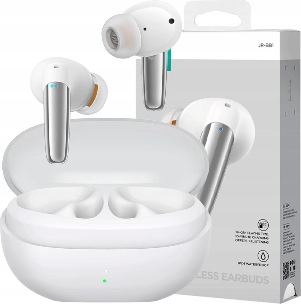 JOYROOM JR-BB1, True Wireless Stereo (TWS), 38 g, Zestaw Zdjęcie produktu 