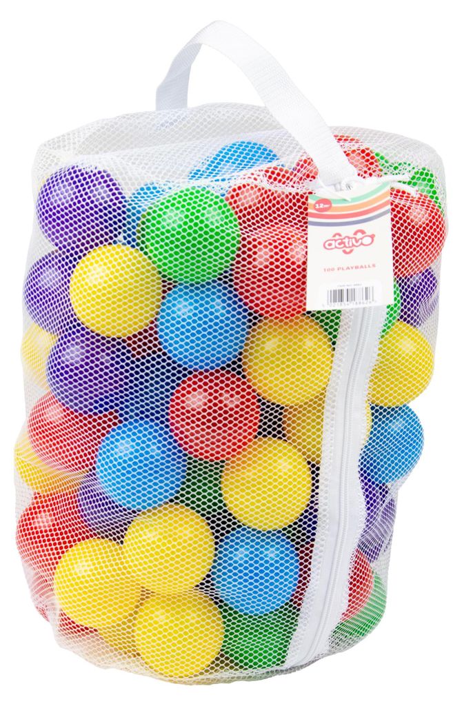 Activo 100 Bällebad-Bälle – 100 bunte Mini-Kunststoffbälle für Babys und Kleinkinder