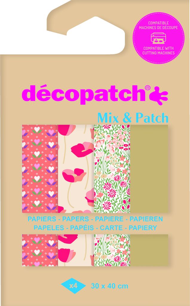 Décopatch 6x Mix & Patch Die Liebe auf der Wiese - DP032C Produktbild 
