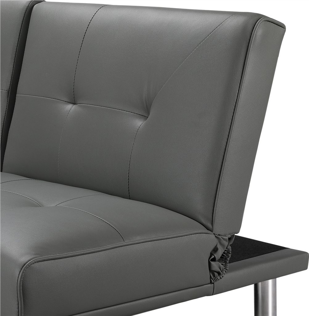 Yaheetech 3er-Sofa Schlafsofa Couch mit Tassenhalter Produktbild 9