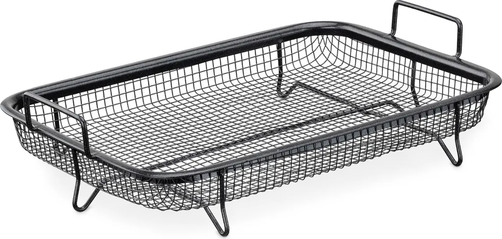 Plateau de cuisson pour frites et légumes au four 32x22,5cm inox