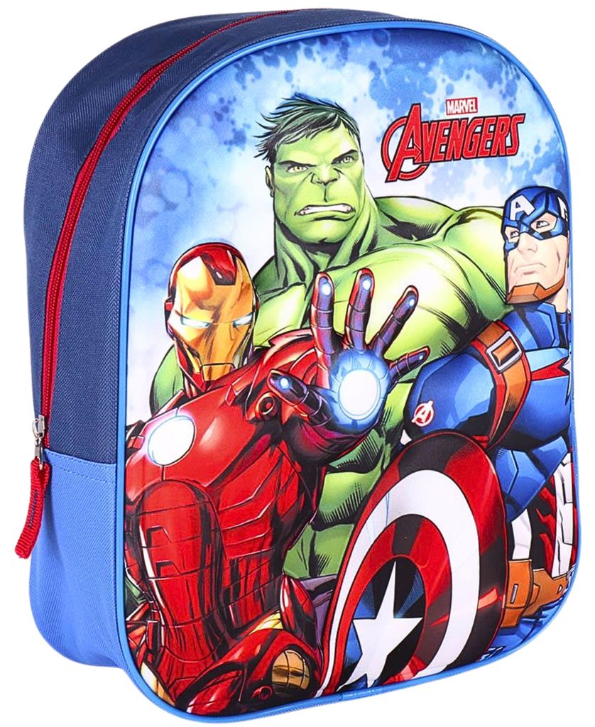 Avengers Kinderrucksack 3D 31x25x10 cm - Marvel Kindergartentasche