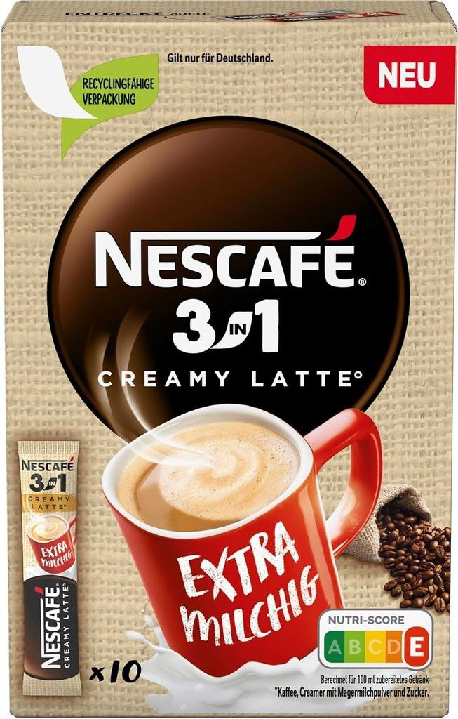 NESC.3in1Stick Cr.Latte 10x15g Produktbild 