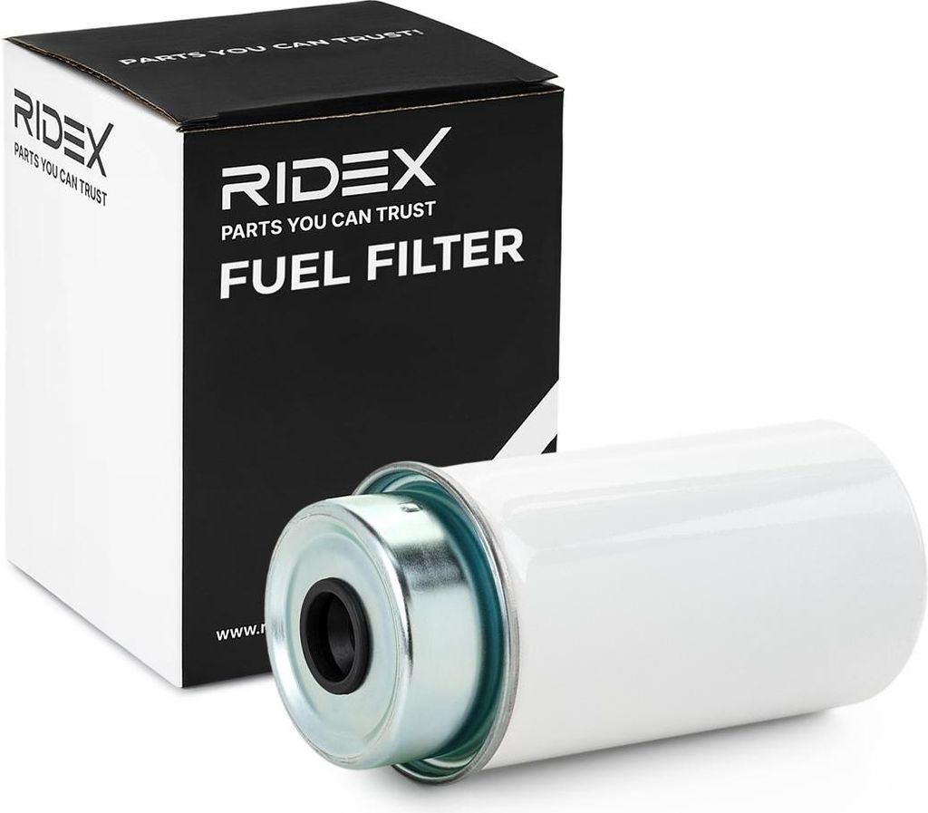 Kraftstofffilter RIDEX 9F0123 für FORD Transit Mk6 Kasten (V347, V348, FA) Anschraubfilter Leitungsfilter
