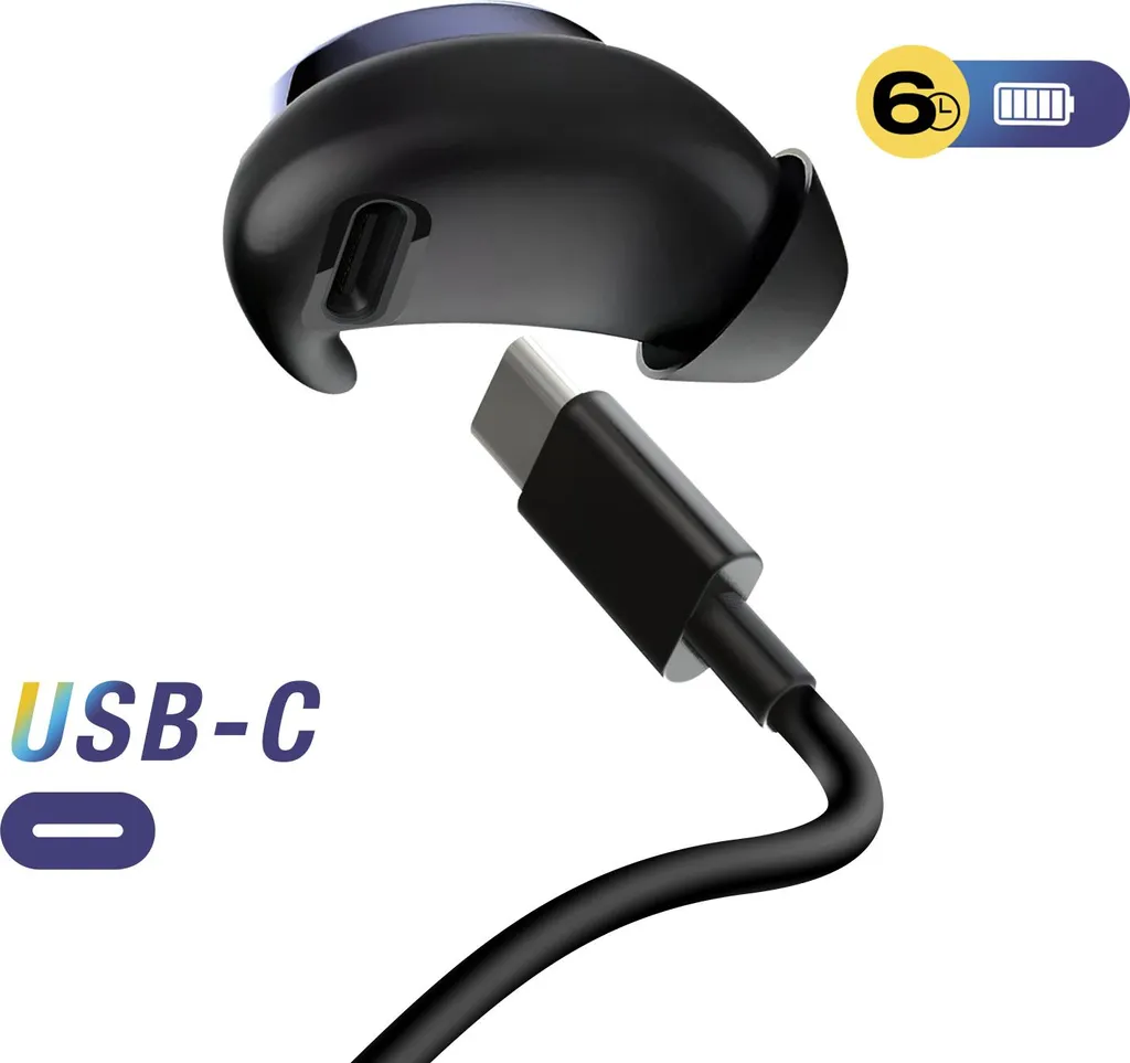 Casque de Sommeil Bluetooth Extra Plat avec Micro Réduction Bruit Bleu - 5
