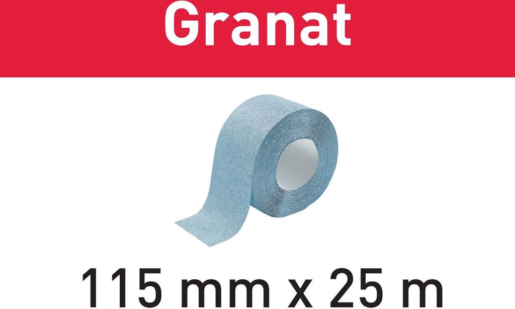 Festool Schleifrolle 115x25m P150 GR Granat