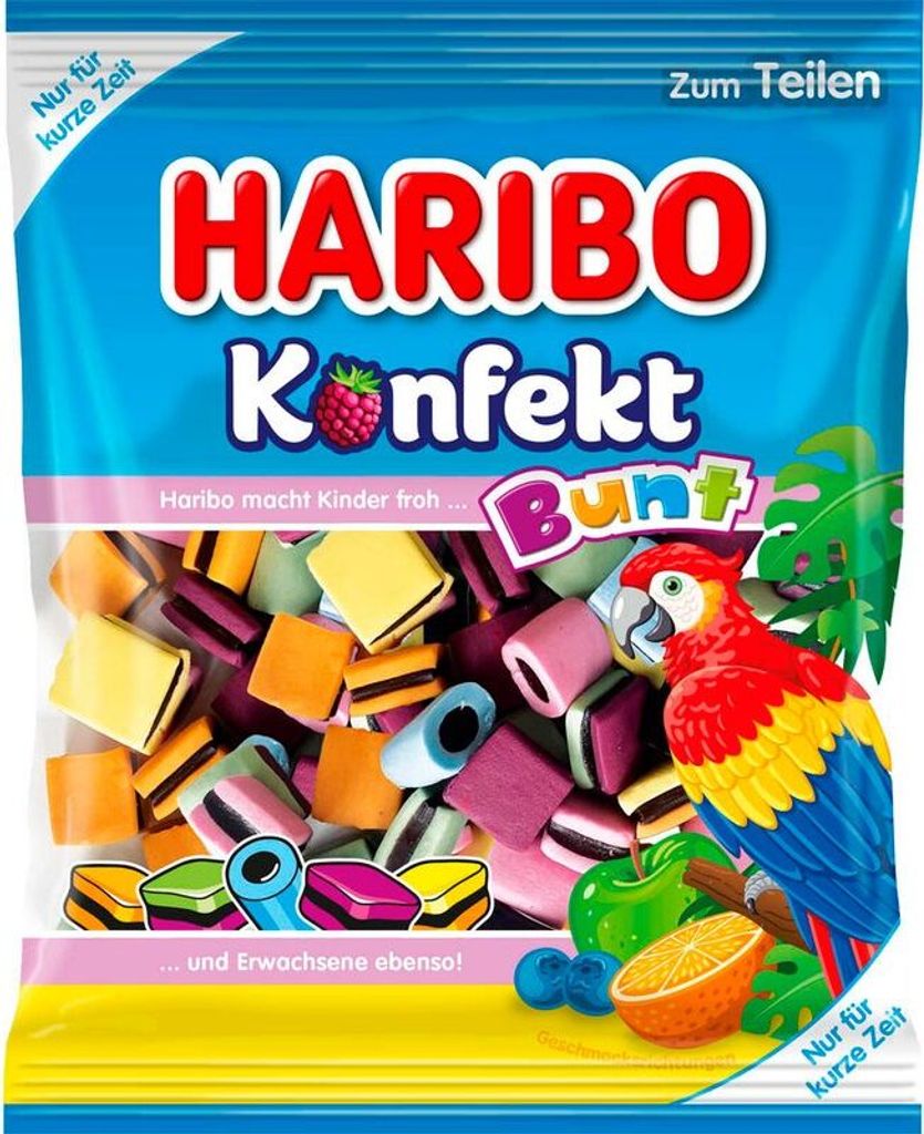 3x HARIBO 10053976 Pasticceria Liquirizia colorata 175,0 g Immagine del prodotto 