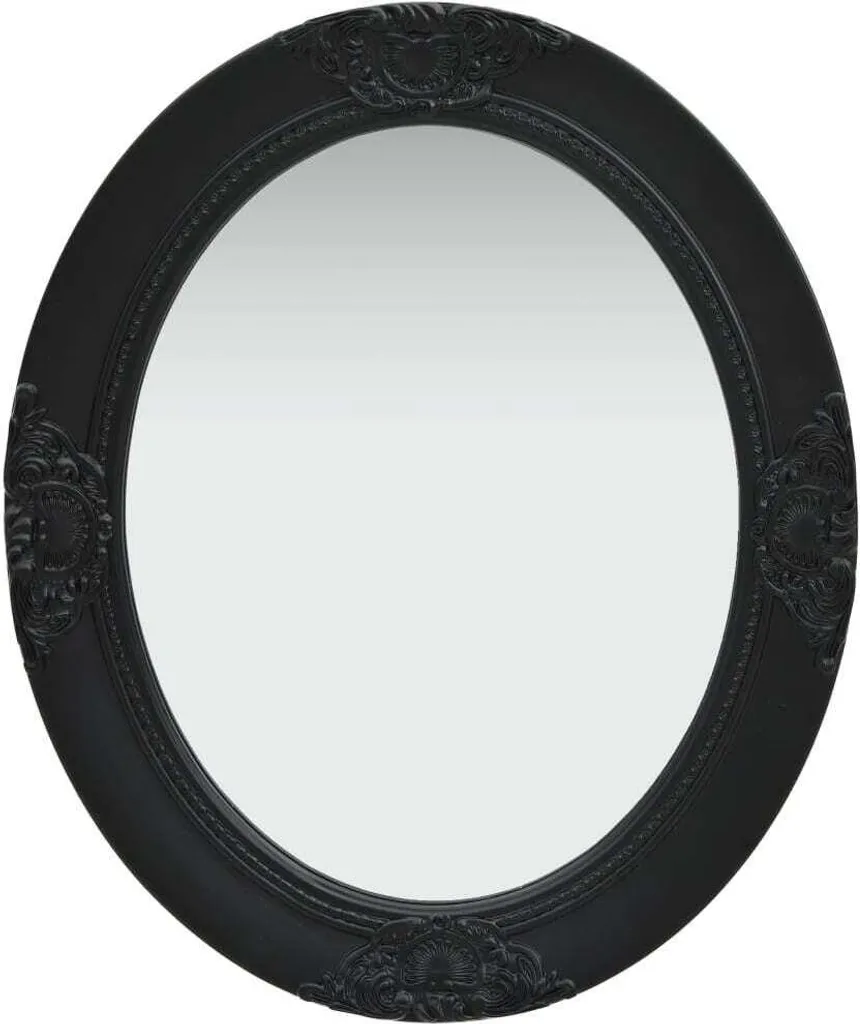 Specchio Nero Barocco 50x60 cm: Design Esclusivo per Interni Chic
