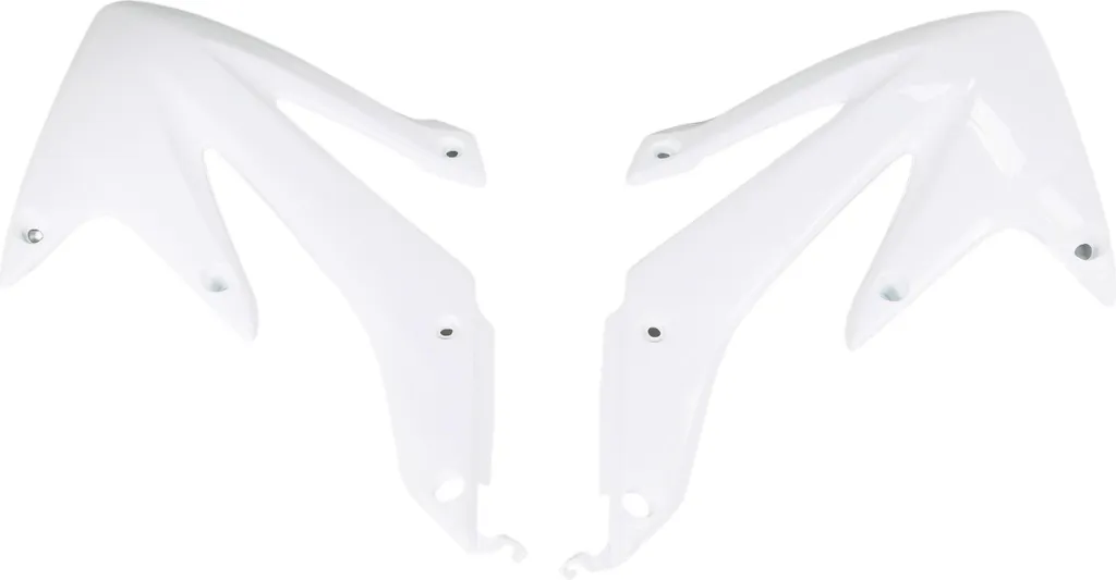 Cache-radiateur UFO PLAST Blanc pour Honda CRF 450 X de 2008 à 2016