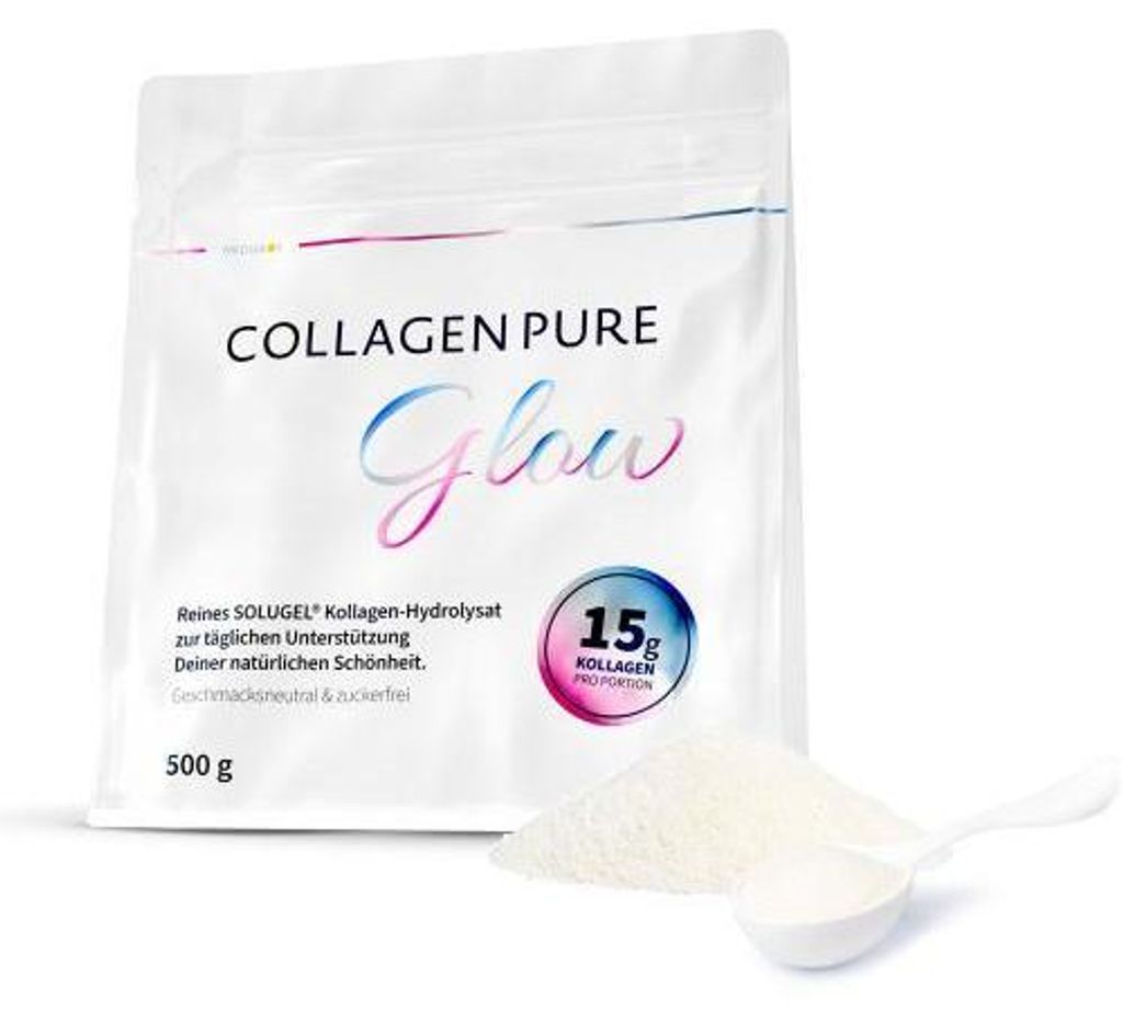 Collagen Pure Glow 100% reines Kollagen Pulver 500 g