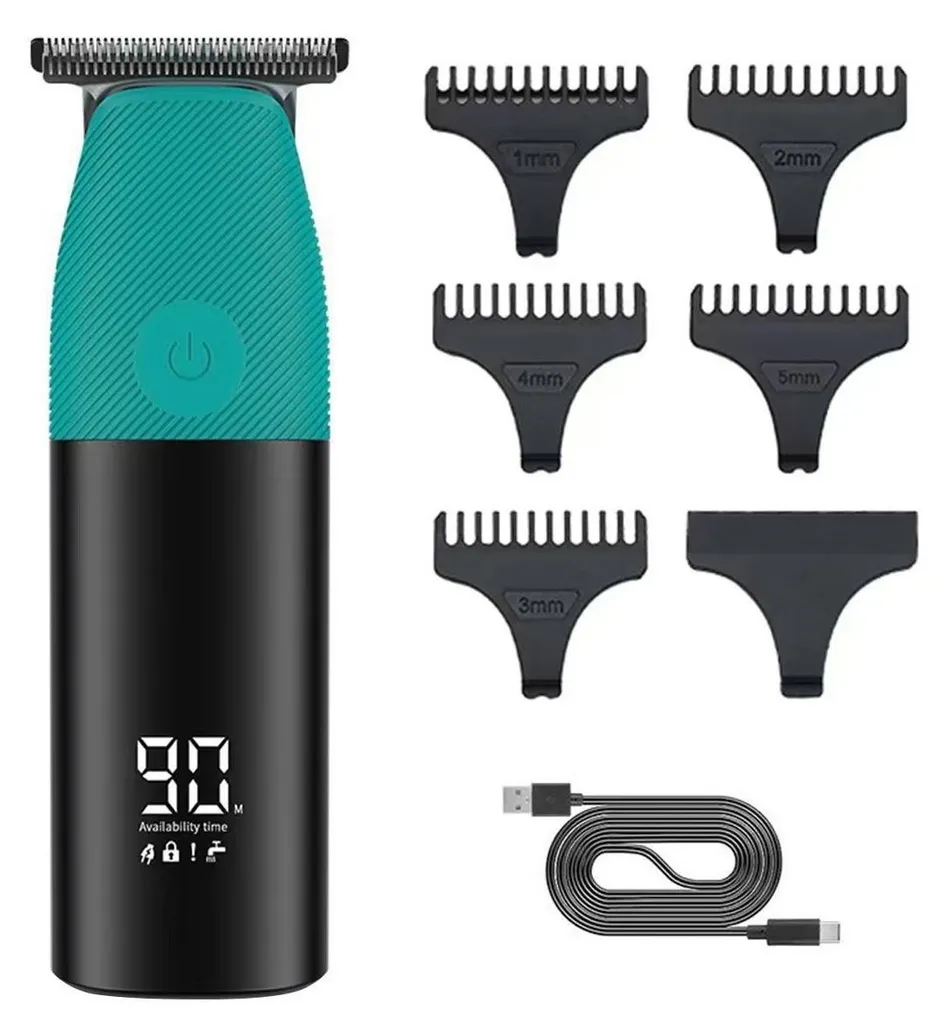 Tondeuse de finition 0,1 mm IPX6 rechargeable Type-C corps aluminium