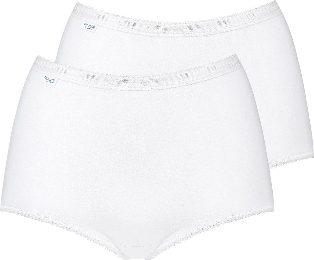 Sloggi Damen-Taillenslip Basic+" 2er-Pack weiß 40" Produktbild 