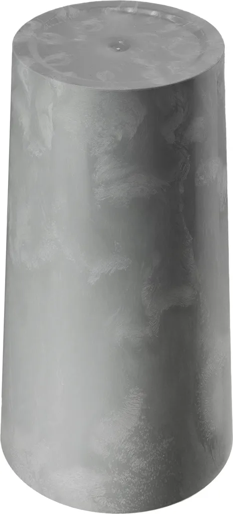 KADAX Pot de fleurs avec insert 36cm gris - Cache-pot robuste en plastique - 9
