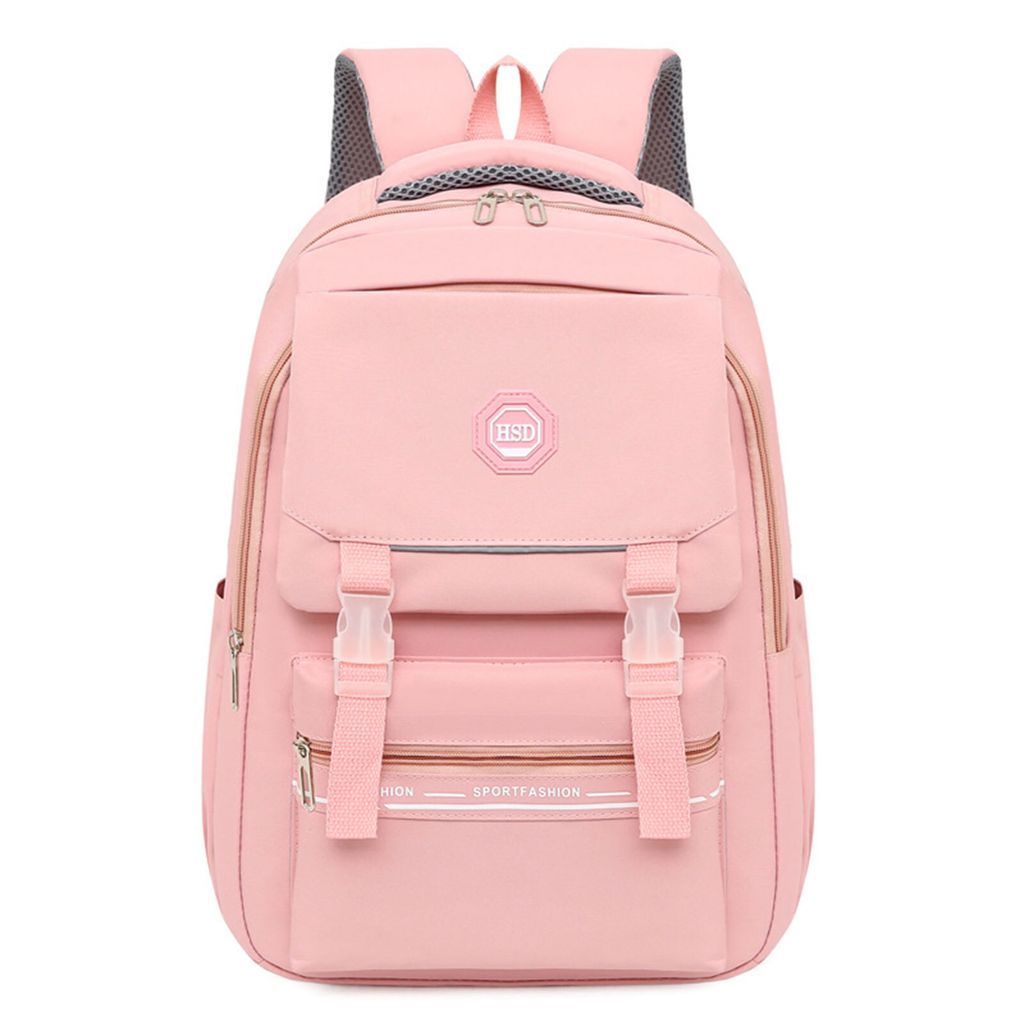 MODFU Schulrucksack Mädchen Schulranzen Jungen Schultasche Design Rucksack Campus Backpack Daypacks Damen Teenager Rucksäcke Schule Bag Rosa
