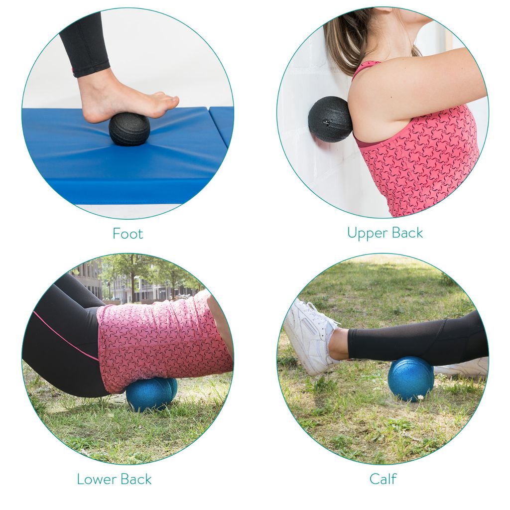 Massage Ball Triggerpunkt Sport Fitness Hand Fuß Schmerzlinderung Muskel en  ZV 