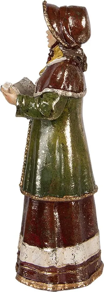 Crèche de Noël pour Centre de Table - Figurine Rouge Clayre & Eef - 5