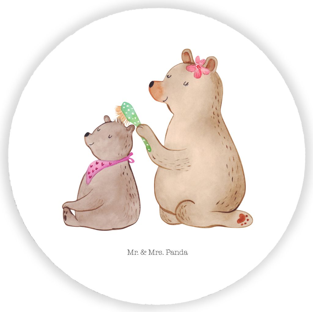 Mr. & Mrs. Panda magnet Bär Kind - Weiß - Geschenk, Mutter, für magnettafel, küchenmagnet, kühlschrank, Kühlschrankmagnet, pinnwand, Mutterta...