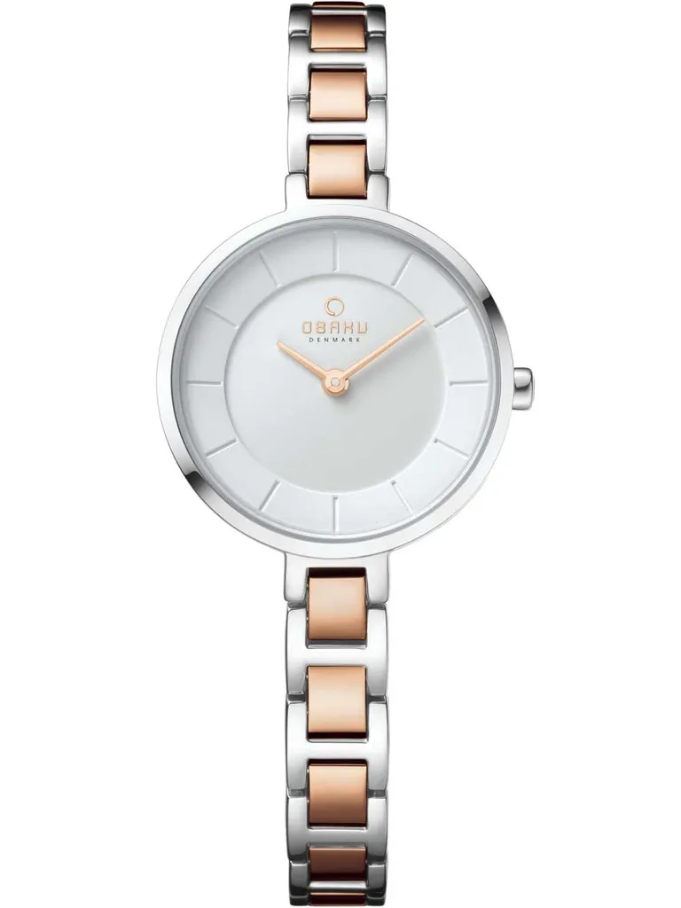 Regala un'Emozione: Orologio Obaku Donna V183LXCISC Argento e Bianco