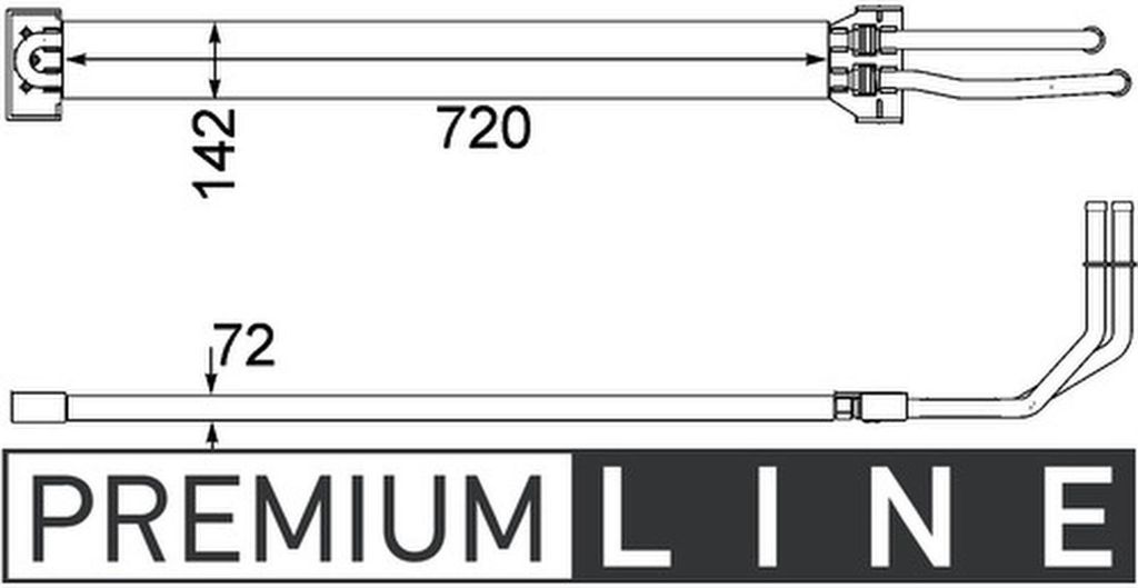 Ölkühler, Lenkung MAHLE CLC 109 000P