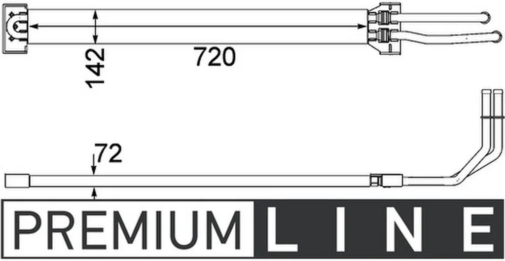 MAHLE CLC 109 000P Refroidisseur d'huile : Solution Surchauffe Direction