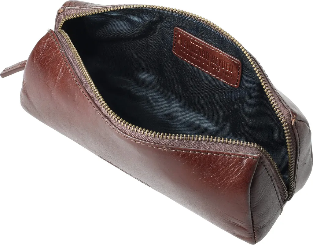 Trousse à crayons cuir robuste marron pour ne plus perdre vos stylos - 7