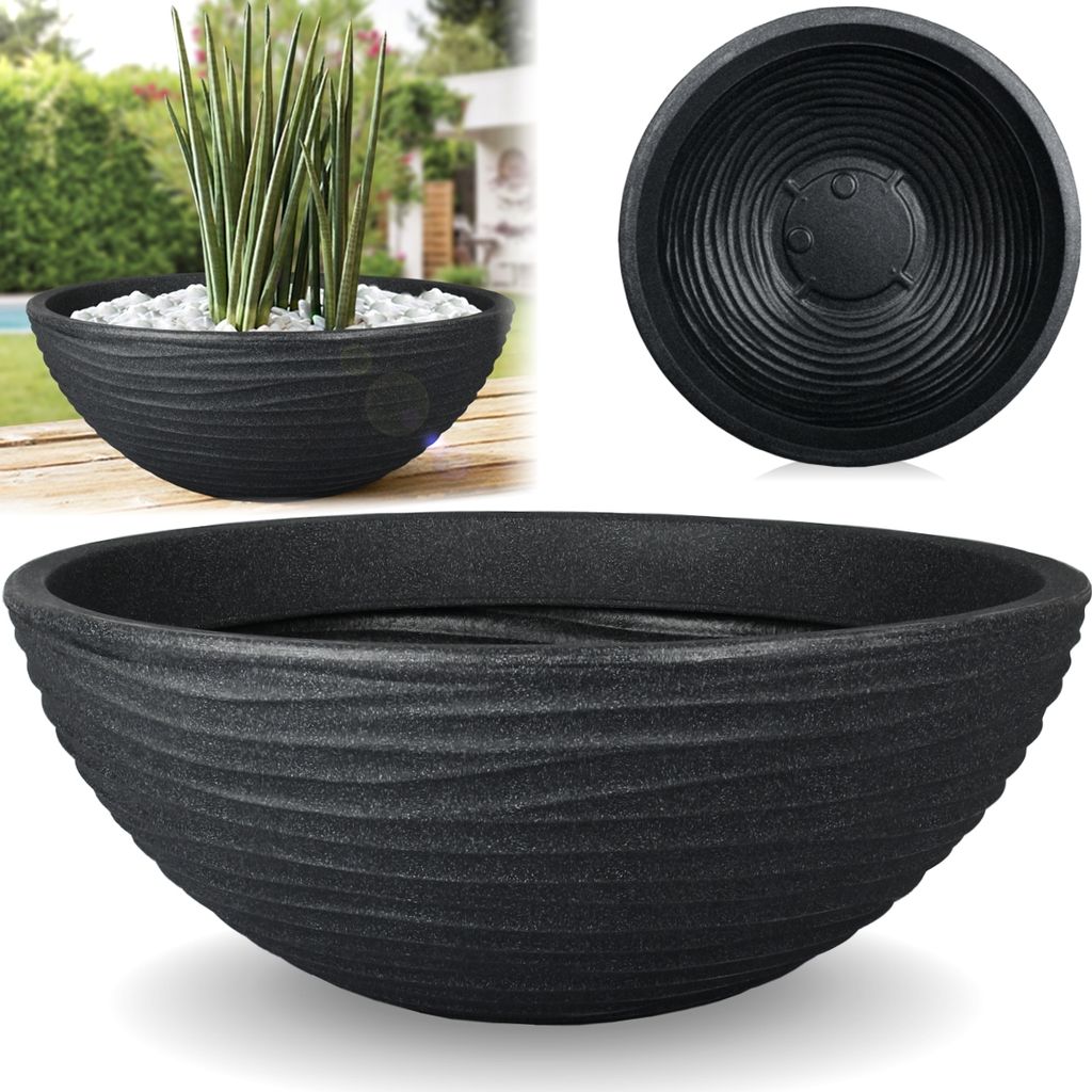 XL Pflanzschale Ø 52 cm Pflanz Blumen Kübel Schale Produktbild 