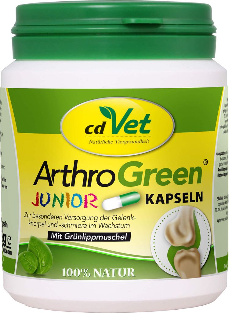 Cdvet ArthroGreen Junior 100 Kapseln - 5 Kilogramm