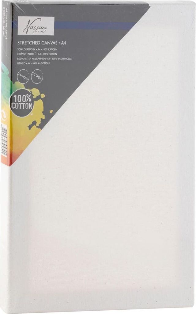Nassau Fine Art Nassau A4 Leinwand Baumwolle