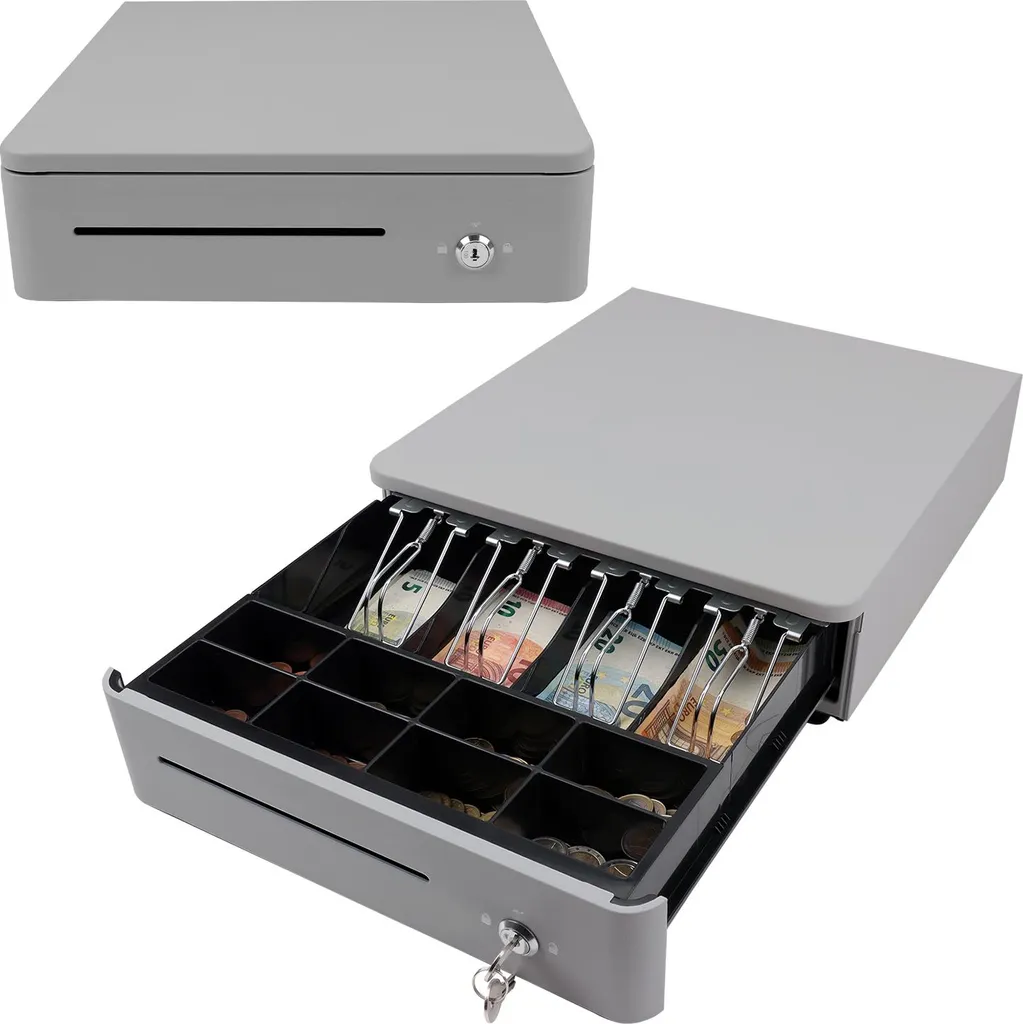 Équipement de caisse Olympia S330 gris pour commerces et boutiques 33cm