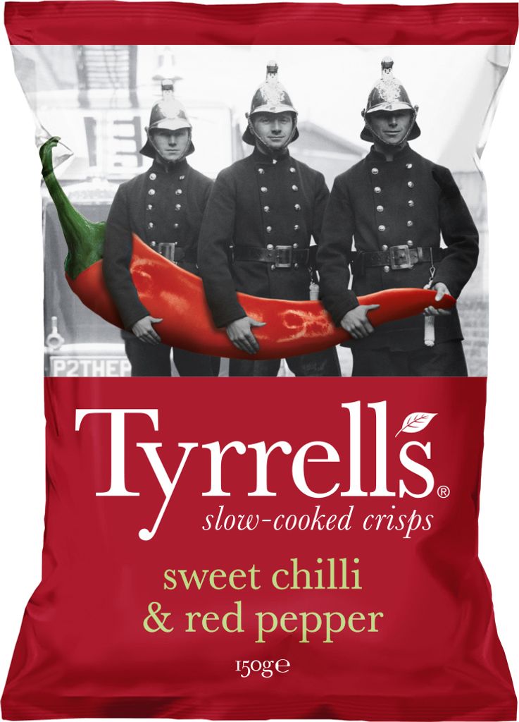 Chips Tyrrells au piment doux 150g Image du produit 