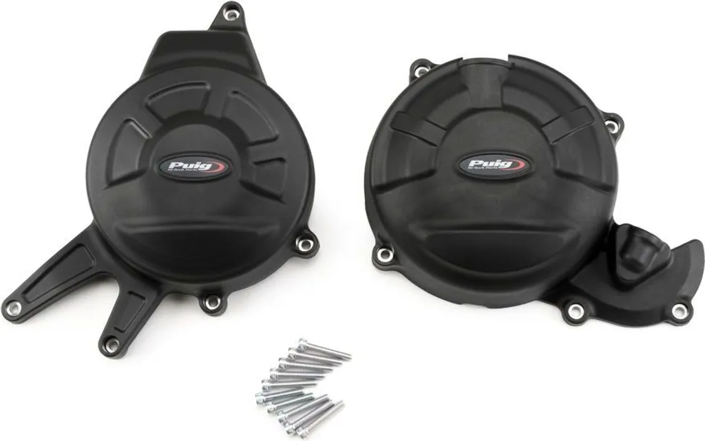 Kit Protection Carter PUIG 21500N Noir Spécial Piste pour Aprilia RS 660