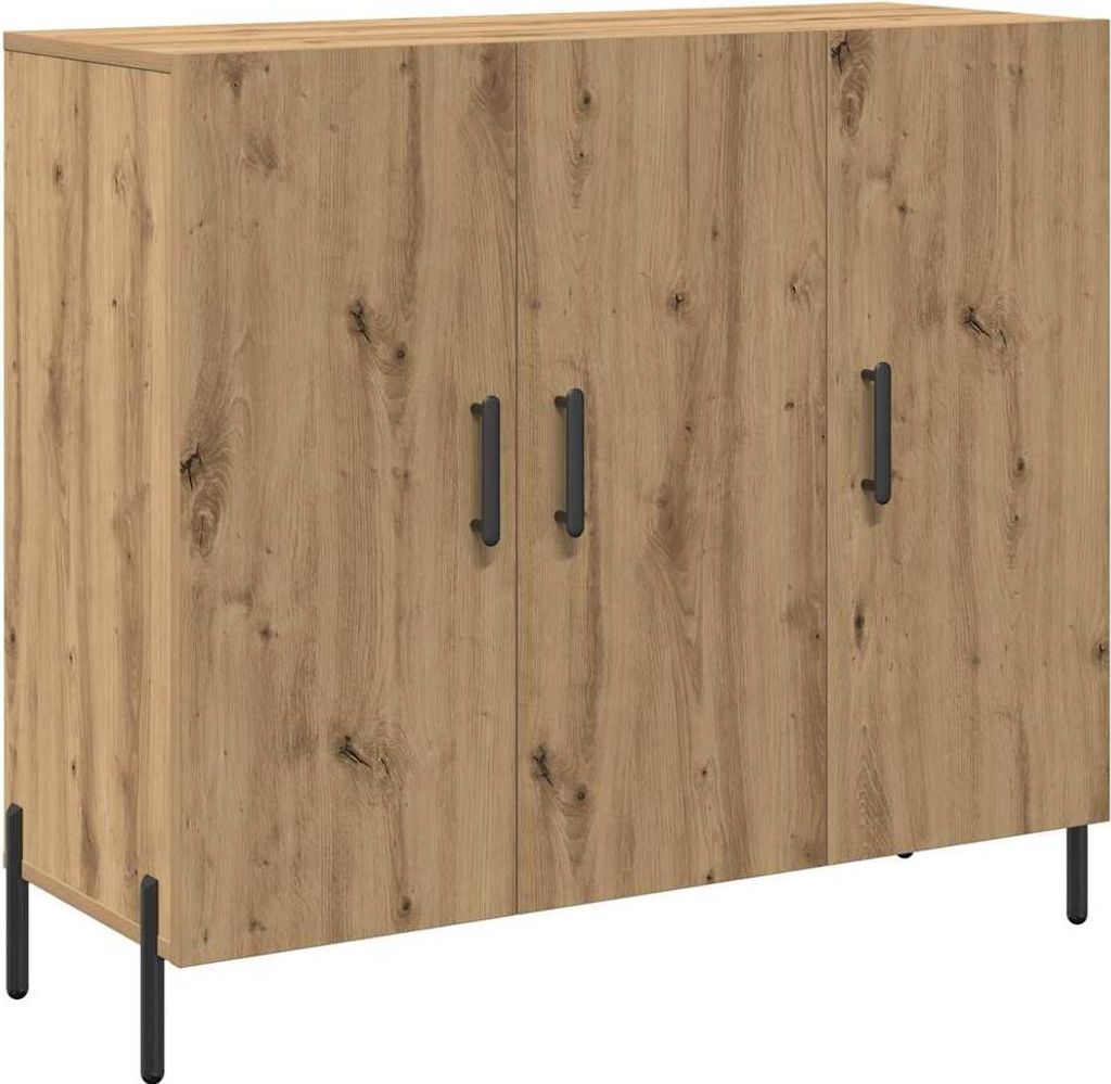 Sideboard Artisan-Eiche 90 x 34 x 80 cm Holzwerkstoff